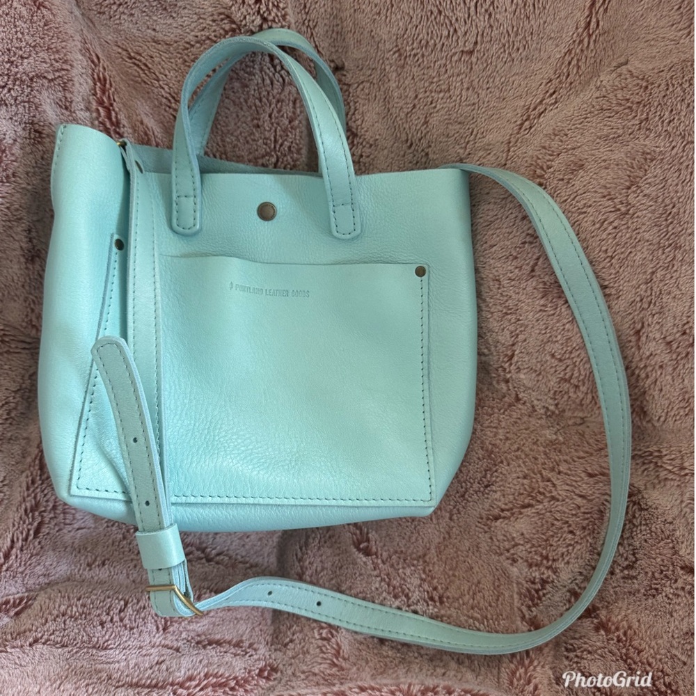 LIKE NEW Portland Leather Brand “Almost Perfect” Mini Tote in color Cabo